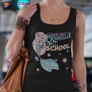 mermaid in school here i come hello back to girls shirt tank top 4