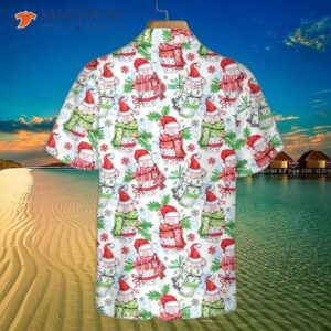 Merry Christmas Cute Pigs Hawaiian Shirt, Funny Shirt – Unique Gift For
