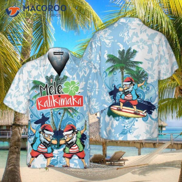 “merry Christmas In July! Don Your Tropical Hawaiian Shirts And Go Dabbing Surfing With Santa!”