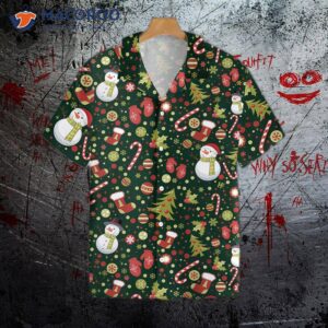 merry christmas pattern 7 hawaiian shirt 2