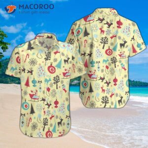 merry christmas pattern 8 hawaiian shirt 4