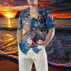 merry christmas santa amp gifts hawaiian shirt funny claus best gift for 0