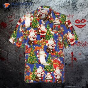 merry christmas santa claus and a hawaiian shirt 2 3