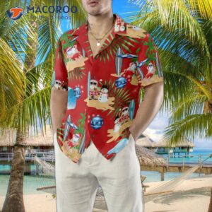 merry christmas santa claus and his hawaiian shirt 4