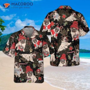 Merry Pug Party Hawaiian Shirt, Funny Christmas Dog Shirt For