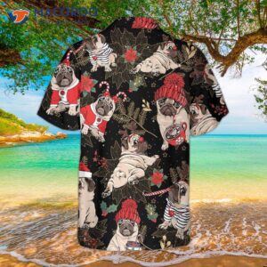 Merry Pug Party Hawaiian Shirt, Funny Christmas Dog Shirt For