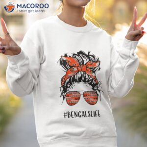 messy bun cincinnati bengal bengalslife shirt sweatshirt 2