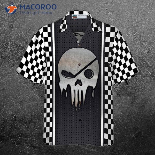 Metal Skull Golf Hawaiian Shirt