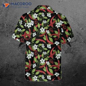 Mexican Jalapeo Chili Flower Hawaiian Shirt, Funny Red Pepper Shirt For , Hot