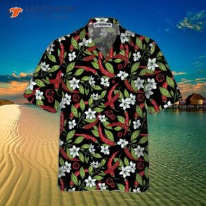 mexican jalapeo chili flower hawaiian shirt funny red pepper shirt for hot 2