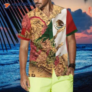 mexico map flag proud hawaiian shirt 2