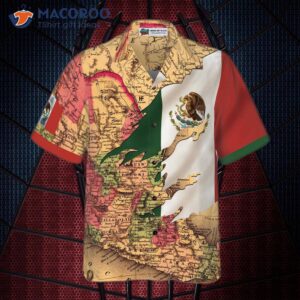 mexico map flag proud hawaiian shirt 3