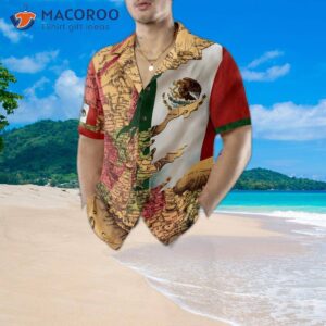 mexico map flag proud hawaiian shirt 4