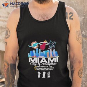 miami city of champion dolphins heat marlins shirt tank top