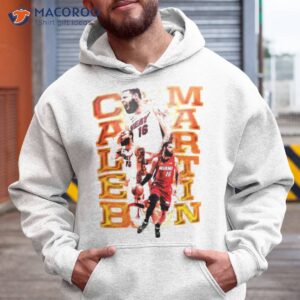 miami heat caleb martin fire shirt hoodie