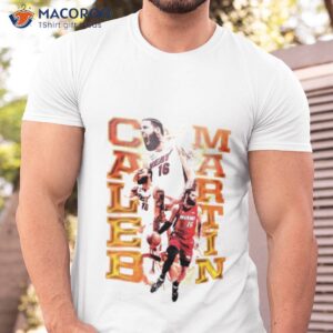 miami heat caleb martin fire shirt tshirt