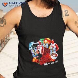 miami heat is the first play in team to make the nba finals thats heat culture shirt tank top 3