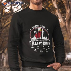 miami heat nba eastern conference champions 2023 shirt sweatshirt