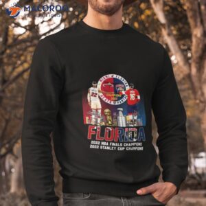 miami heat vs florida panthers butler and barkov champions florida skyline shirt sweatshirt