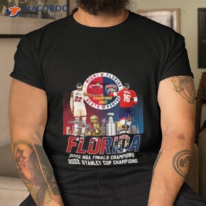 miami heat vs florida panthers butler and barkov champions florida skyline shirt tshirt