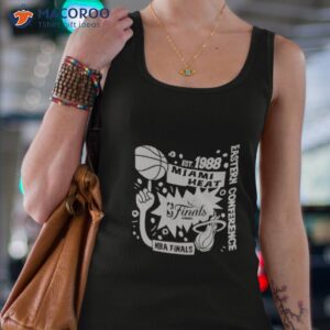 miami heat womens 2023 nba finals flowy off shoulder shirt tank top 4