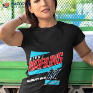 miami marlins loandepot park major league baseball logo shirt tshirt 1