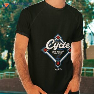 miami marlins luis arraez cycle first in team history 2023 shirt tshirt