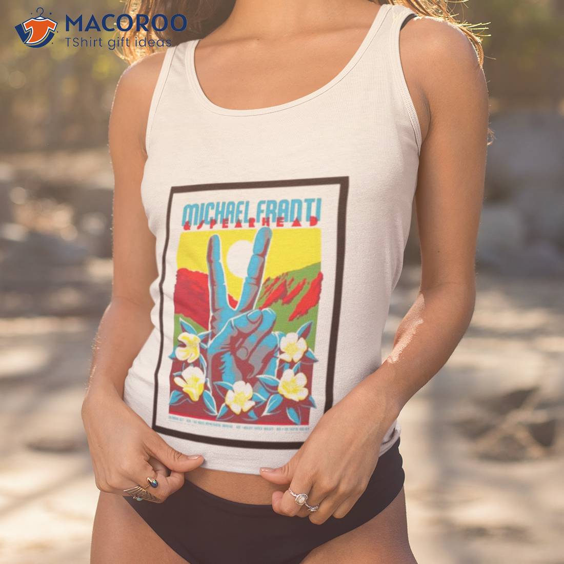 Michael Franti Red Rocks June 2, 2023 Poster Shirt Michael Franti Red Rocks June 2, 2023 Poster Shirt