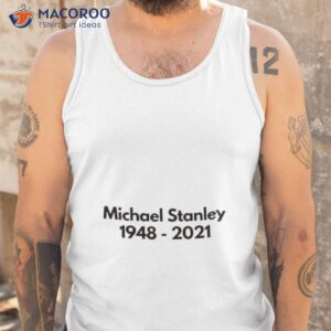 michael stanley 1948 2021 black shirt tank top