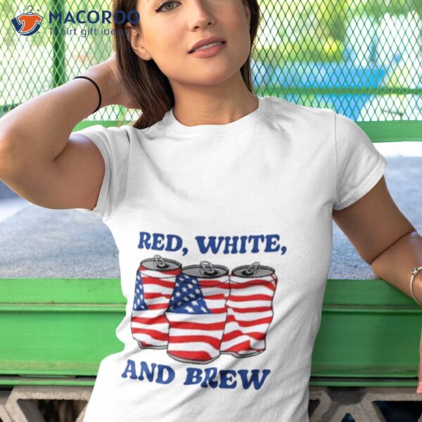 Middleclassfancy Red, White, And Brew Shirt