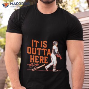 Mike Yastrzemski San Francisco Giants It Is Outta Here Signature Shirt
