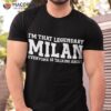 Milan Personal Name Shirt