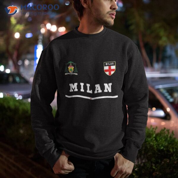 Milan Soccer Jersey Flag Football Italy Shirt