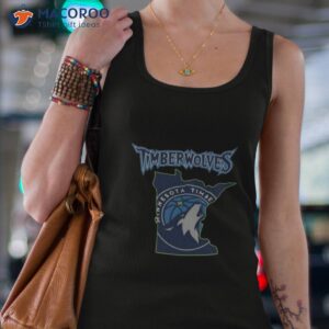 Minnesota Timberwolves Basketball Map Logo 2023 Shirt