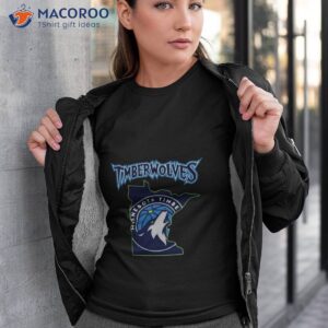 Minnesota Timberwolves Basketball Map Logo 2023 Shirt