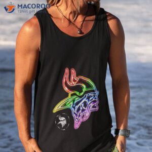 minnesota vikings logo pride shirt tank top