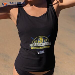 misericordia university 2023 ncaa division iii baseball championship misericordia cougars baseball shirt tank top 2