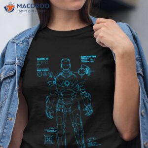 mk iii ironman blueprint shirt tshirt