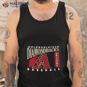 mlb world tour arizona diamondbacks baseball logo 2023 shirt tank top