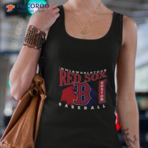 mlb world tour boston red sox baseball logo 2023 shirt tank top 4