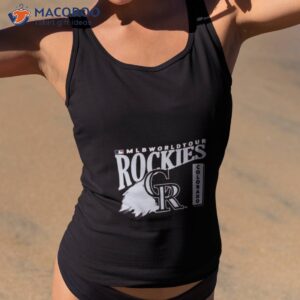 mlb world tour colorado rockies baseball logo 2023 shirt tank top 2