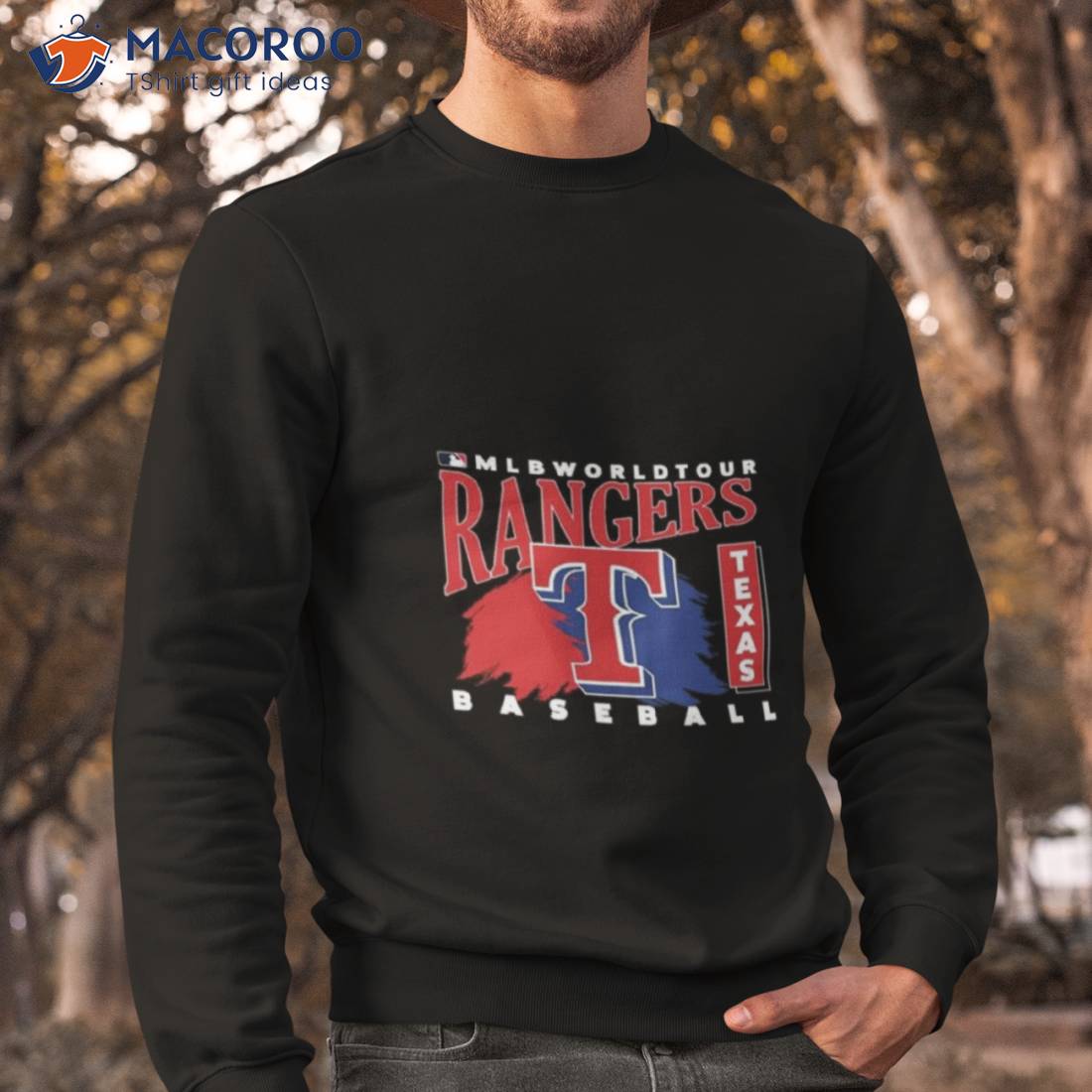 texas rangers throwback shirt