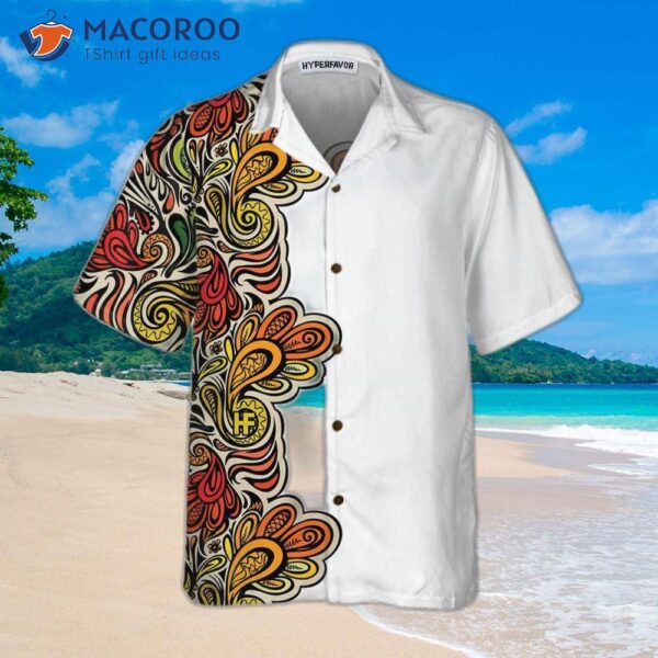 Modern Paisley Seamless Pattern Hawaiian Shirt, For And , Print Shirt