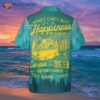 Money Can Buy A Hawaiian Shirt With Camper And Beer Design.
