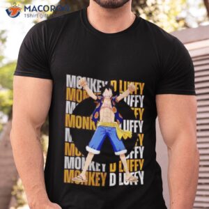 monkey d luffy one piece art shirt tshirt