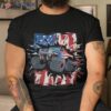 Monster Truck 4th Of July Shirt Boys American Flag Usa