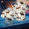 Moose And Silver Birch Hawaiian Shirt