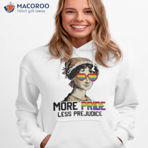 more pride less prejudice lgbt gay pride ally pride month vintage shirt hoodie 1