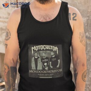 motocultor festival mondo generator august 20th 2023 shirt tank top