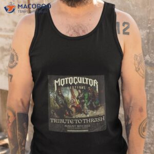 motocultor festival tribute to thrash august 19th 2023 shirt tank top